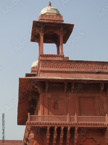 Harem palace of red sandstone, Fatepuhr Sikri, Agra,India photo