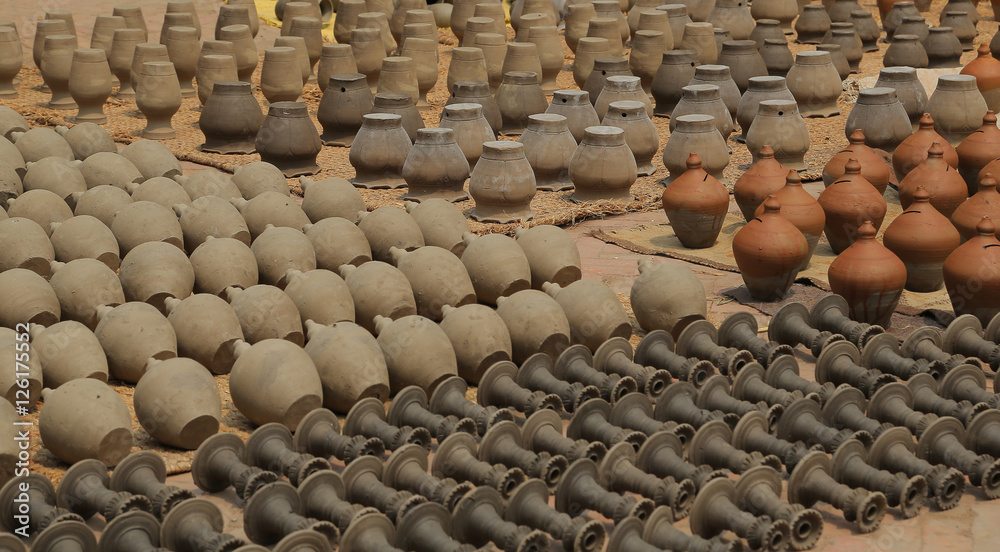 Fototapeta premium Potters square in Bhaktapur Nepal