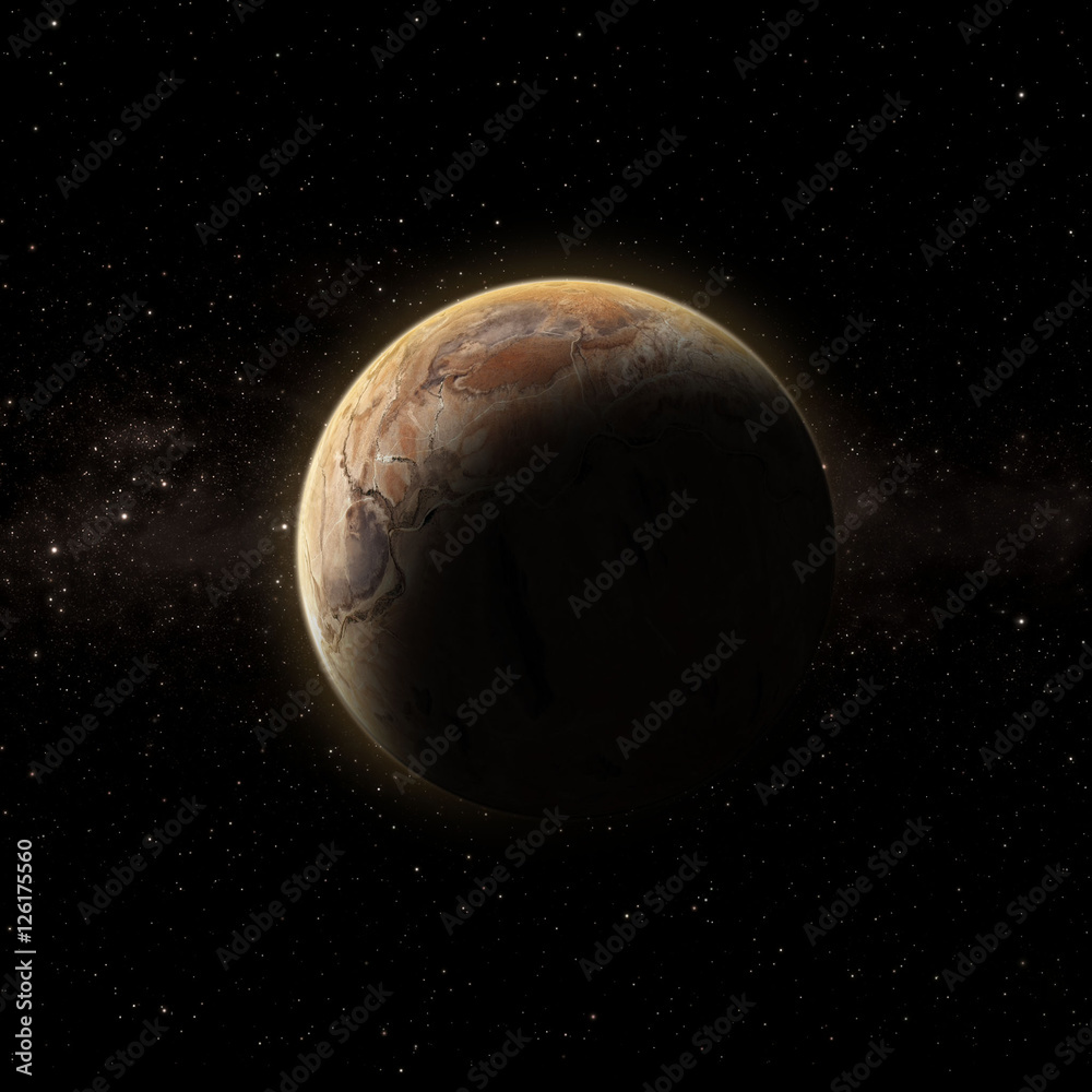 Obraz premium Dry Planet