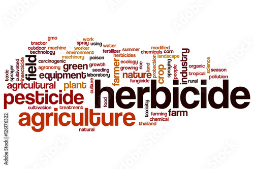 Herbicide word cloud