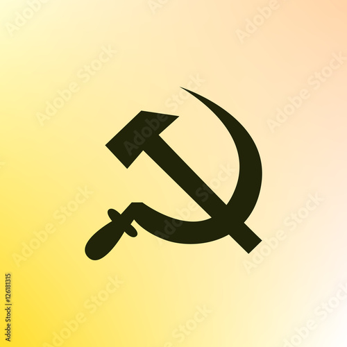 Hammer and sickle vector illustration