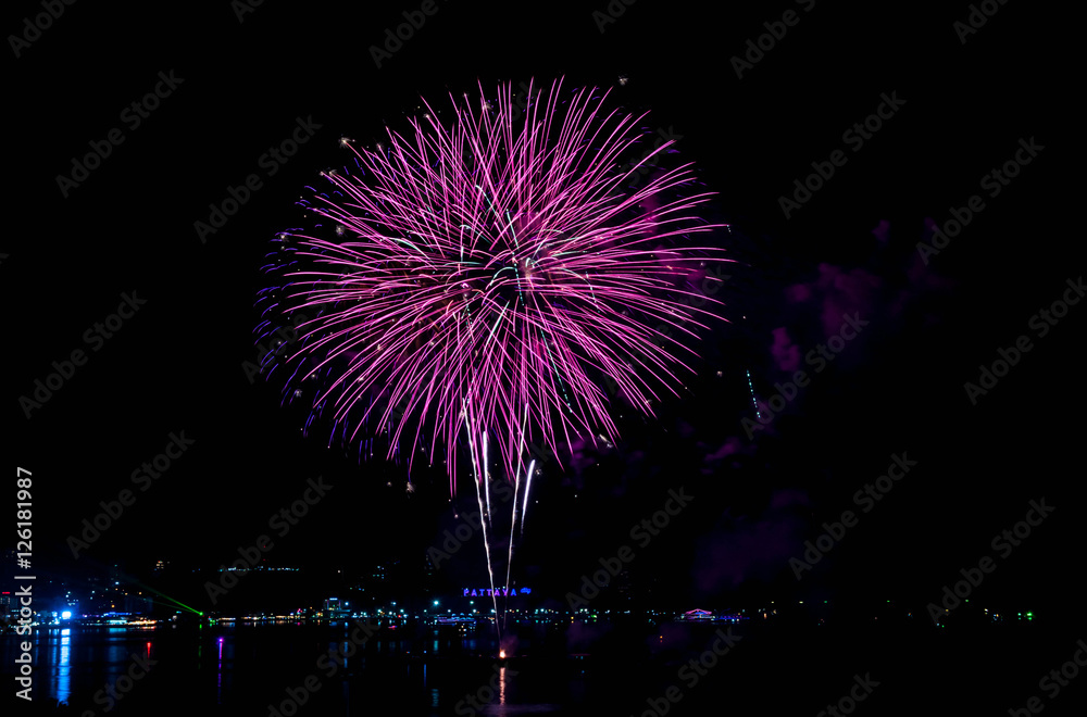 International Fireworks Festival at Pattaya, Thailand International Fireworks Festival at Pattaya, Thailand
