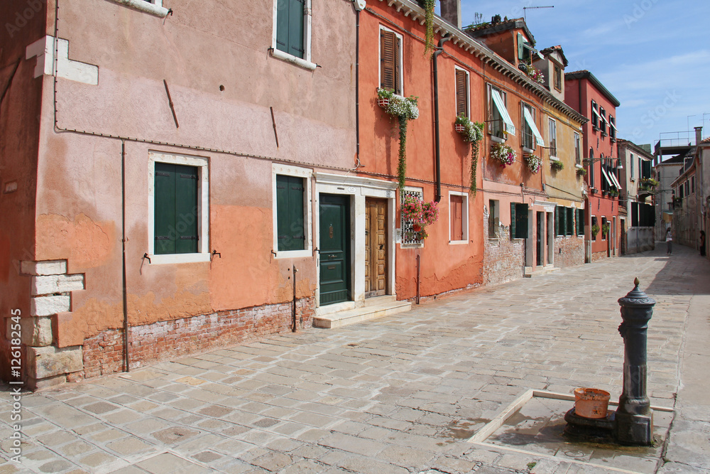 Quartier Castello à Venise Italie