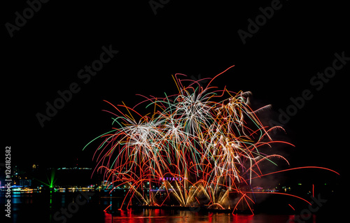 International Fireworks Festival at Pattaya, Thailand