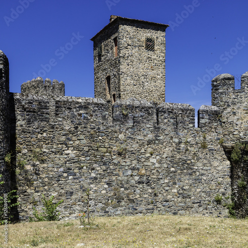 In en om het kasteel van Braganca, Portugal photo