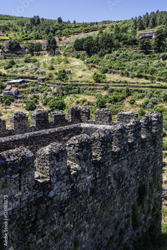 In en om het kasteel van Braganca, Portugal