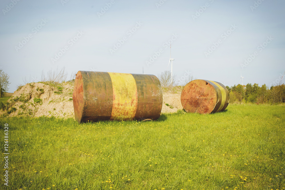 steel tank or oil fuel toxic chemical barrels steel tank or oil fuel toxic chemical barrels