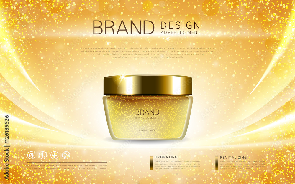 Cosmetic cream container Stock Vector | Adobe Stock