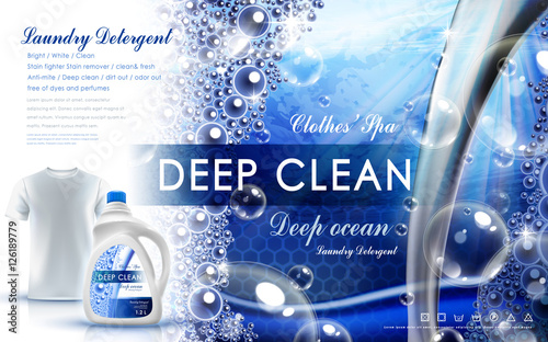 Laundry detergent ad