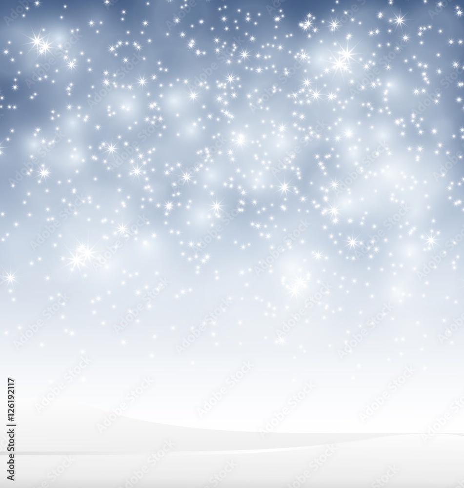 purple background with snowflakes