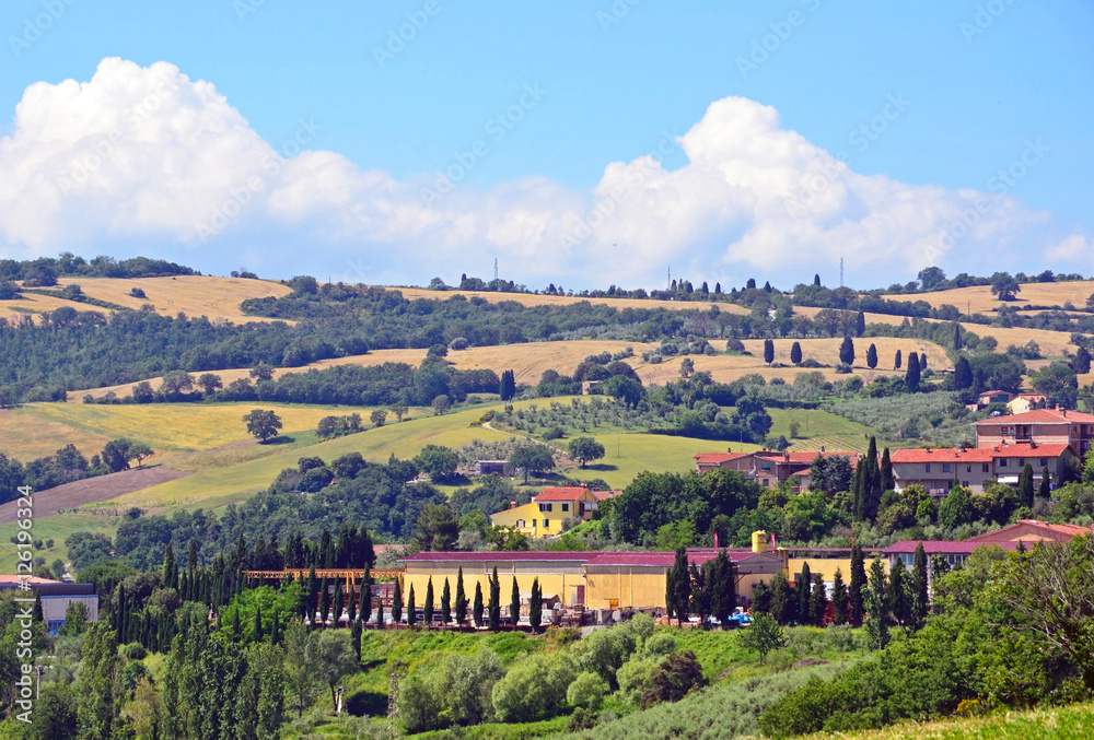 Val d'Orcia in Tuscany,Italy