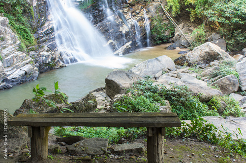 Mae Tia waterfall, Ob Lung national park in Chiangmai Thailand photo