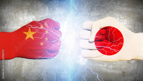 Canvas Print Japan vs China