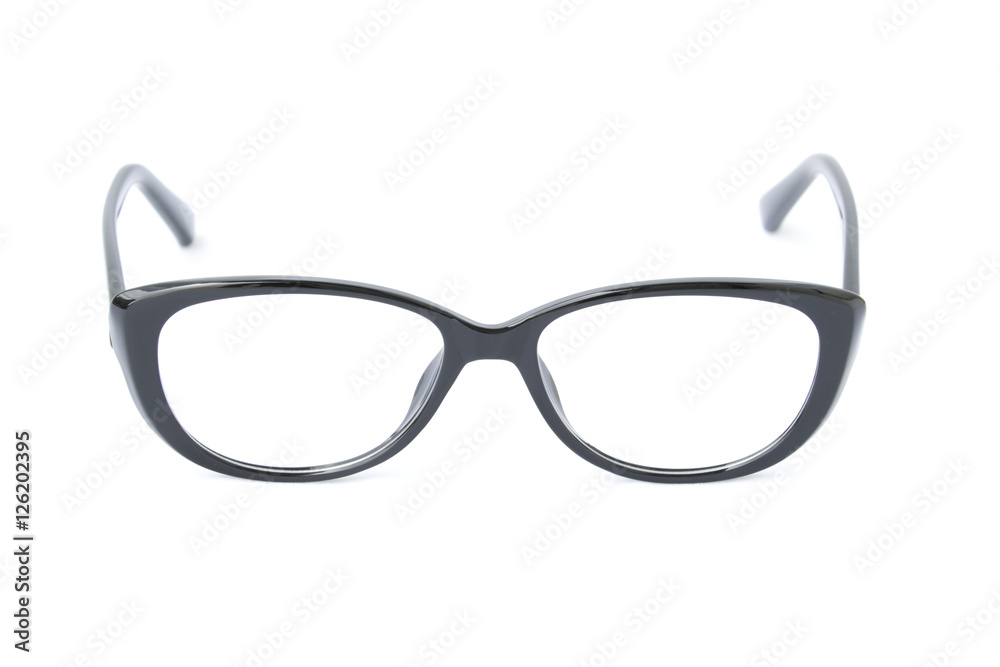 Modern fashionable spectacles isolated on white background, Perf Modern fashionable spectacles isolated on white background, Perf