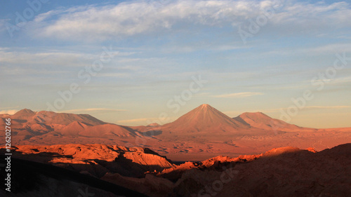 Valle de la Luna  Valley of the Moon  west of San Pedro  Atacama desert of Chile