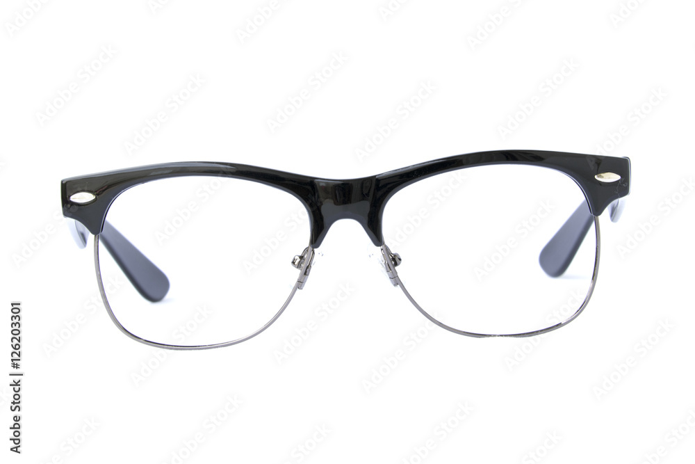 Modern fashionable spectacles isolated on white background, Perf Modern fashionable spectacles isolated on white background, Perf