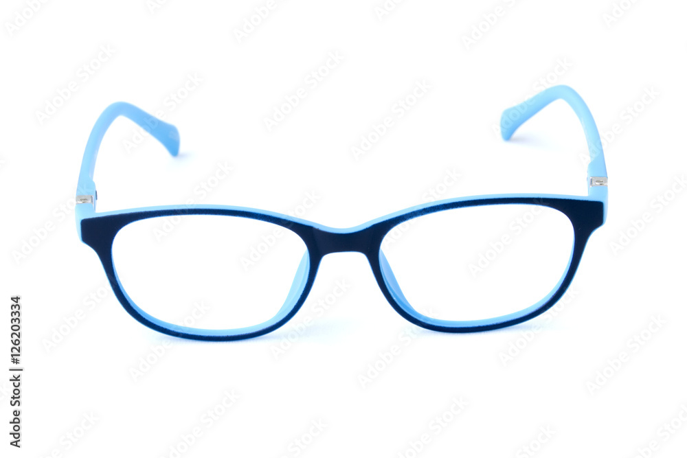 Modern fashionable spectacles isolated on white background, Perf Modern fashionable spectacles isolated on white background, Perf