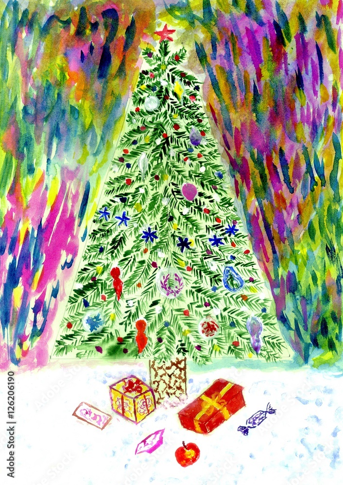 Fototapeta premium Xmas Tree Art