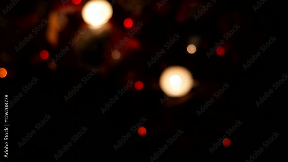 Christmas and New year background with presents, lights, candles and different decorations. Christmas and New year background with presents, lights, candles and different decorations.