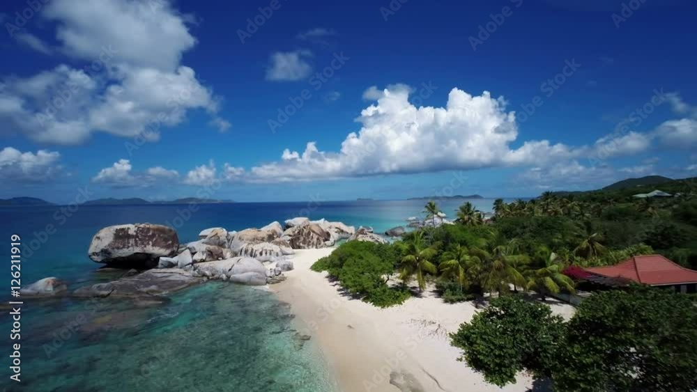 Aerial view of spring bay, Virgin Gorda, British Virgin Islands Aerial view of spring bay, Virgin Gorda, British Virgin Islands