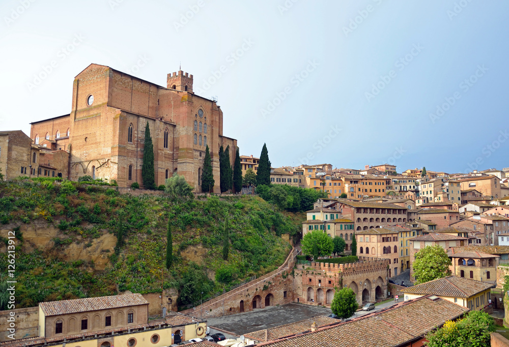 Historic Center of Siena in Italy