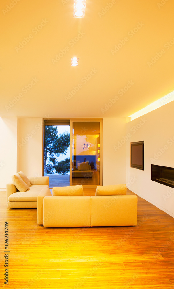 Fototapeta premium Modern living room interior