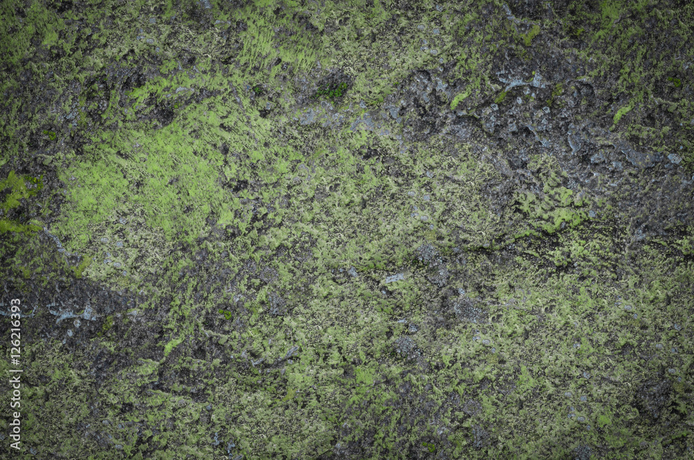 old spotty stained concrete wall texture background. color black, green