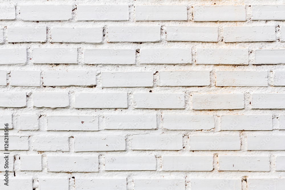 Obraz premium Brick wall texture or brick wall background. Closeup brick wall for design with copy space for text or image. Abstract brick wall detail.