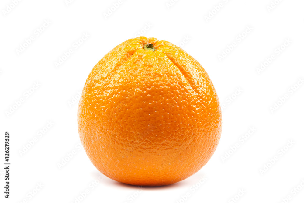 Orange fruit isolated on a white background Orange fruit isolated on a white background