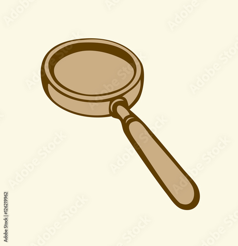 Hand drawn magnifier