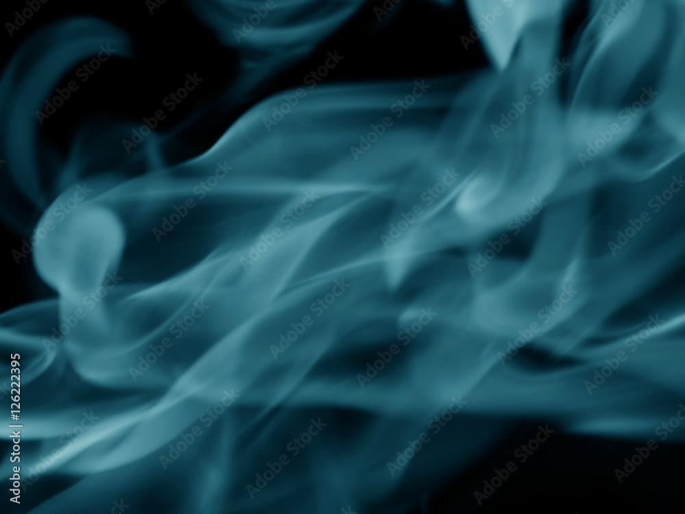 Obraz premium Текстура дыма на черном фоне