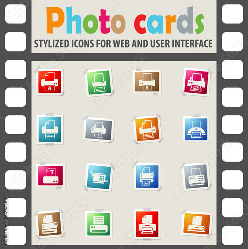 print icon set