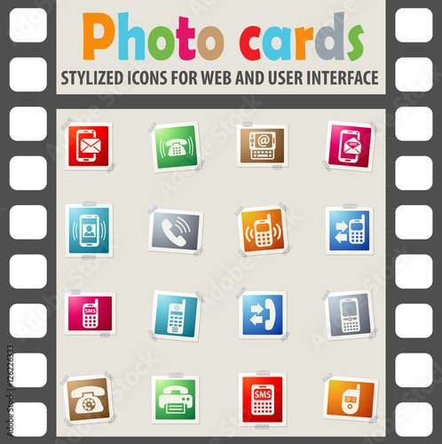 phone icon set