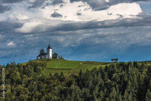 Church on the hill,  Jamnik, Slovenia
