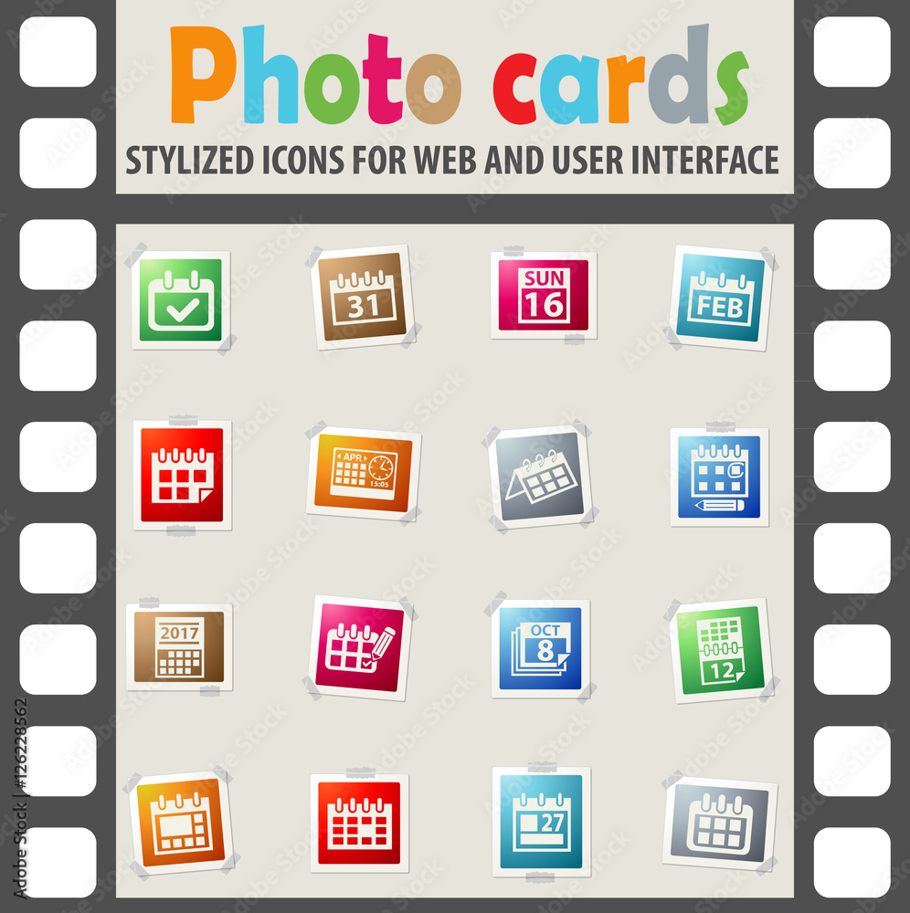 calendar icon set calendar icon set