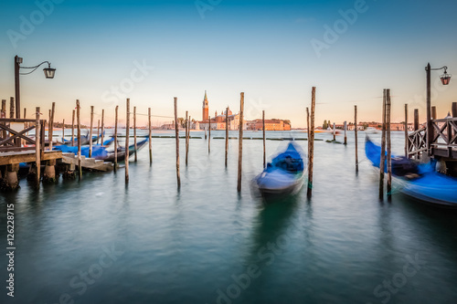 Gondolas in Venice © daskleineatelier