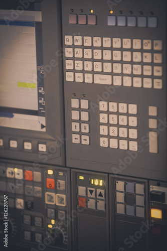 Control panel detail