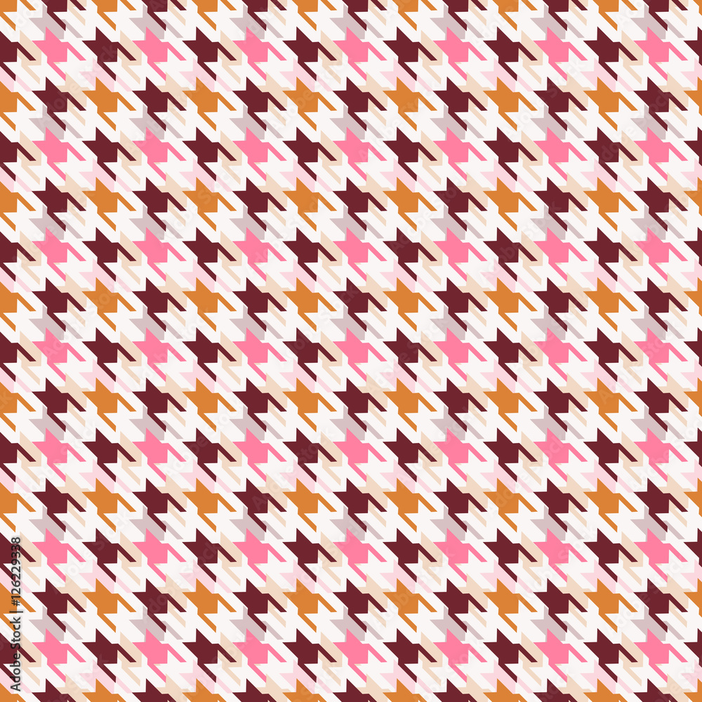Houndstooth seamless pattern.