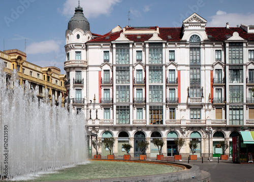 City view in Valladolid photo