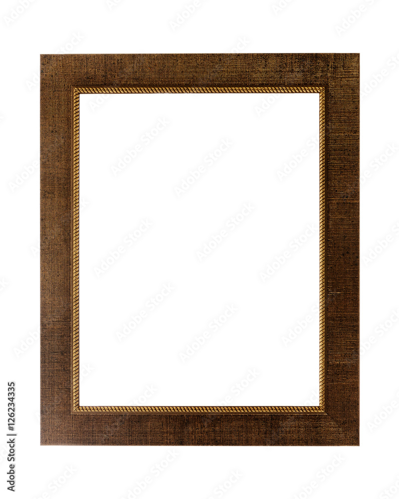 Decorative photo frame isolated on white background. Decorative photo frame isolated on white background.