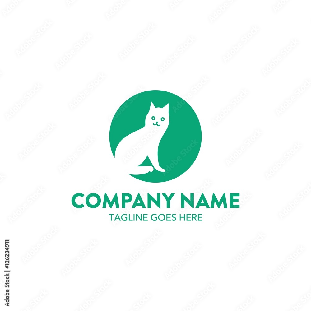 Cat Logo Template