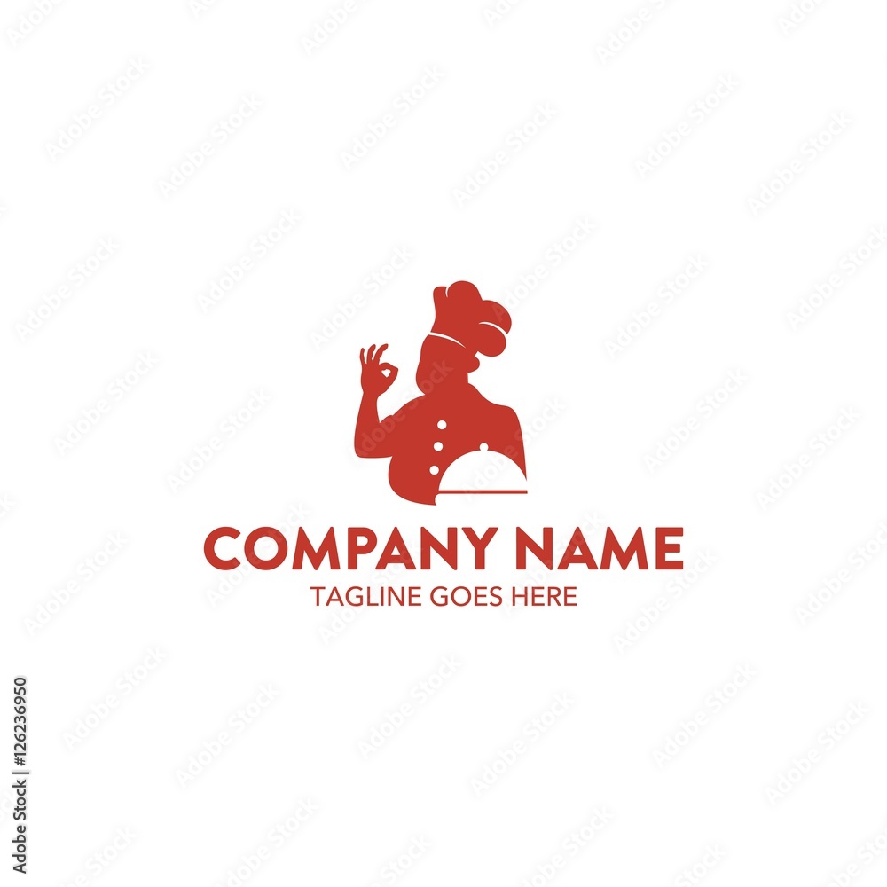 Fototapeta premium Chef Logo Template