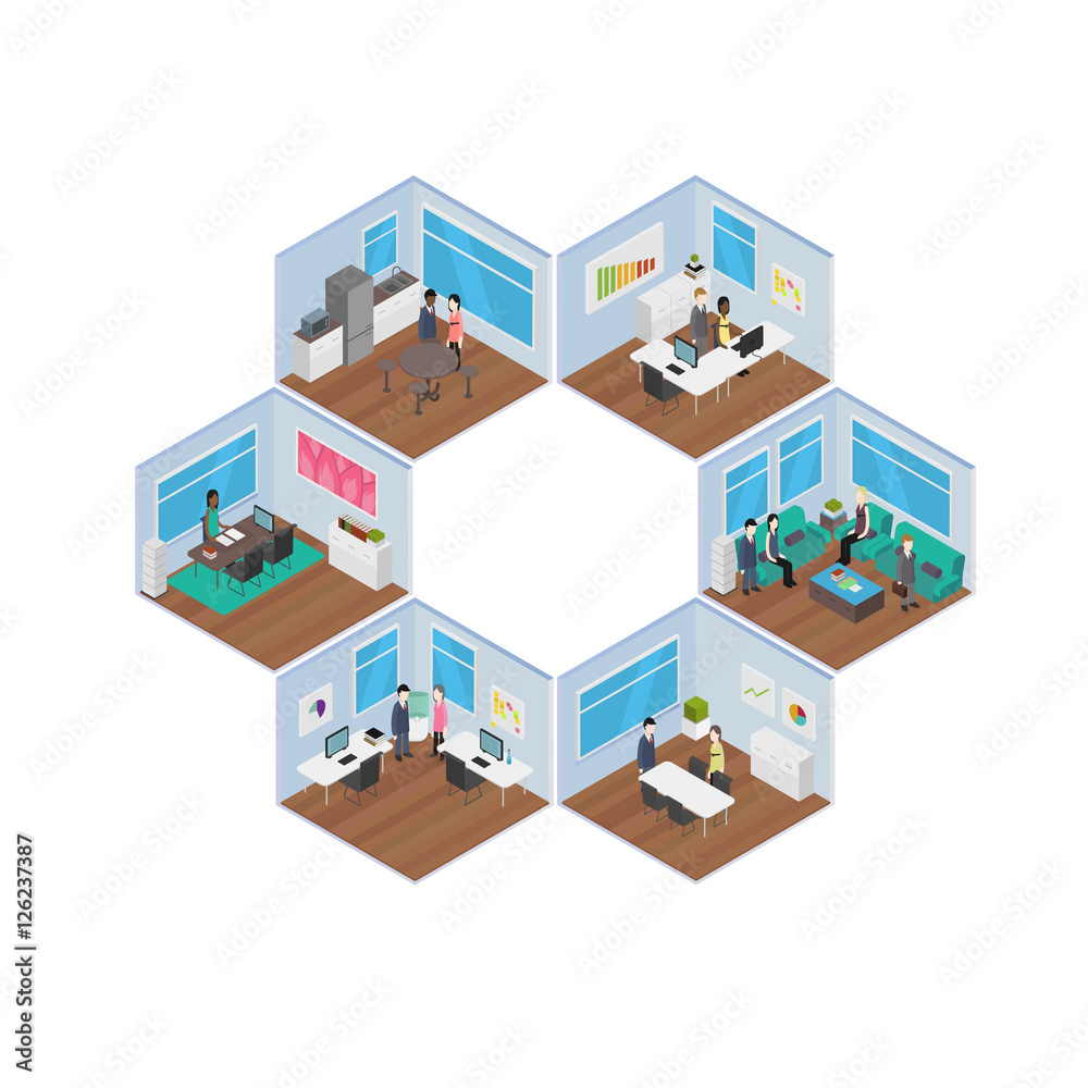 Isometric Office Isometric Office