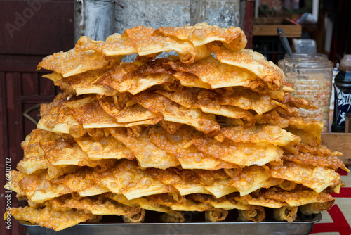 chinese pancake street food photo