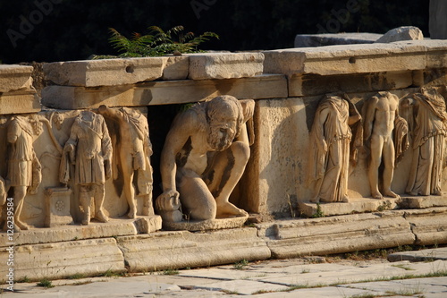 Acropole, Parthénon, ancien temple d'Athéna, Pandroséion,Athènes,Grèce