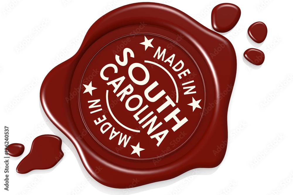 Label seal of Made in South Carolina Label seal of Made in South Carolina