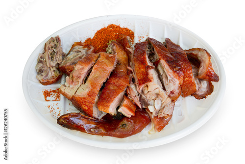Roast duck chinese street food