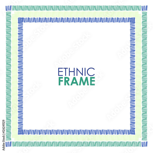 Ethnic vector frame