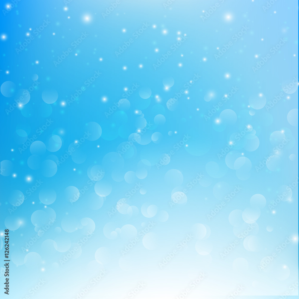 Snow fall with bokeh abstract blue background vector illustratio Snow fall with bokeh abstract blue background vector illustratio