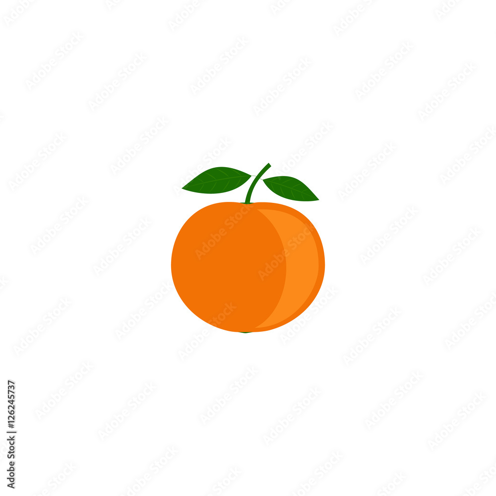 Orange icon, vector orange icon, isolated orange sign. Orange icon, vector orange icon, isolated orange sign.